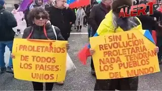 'Imperialist Aggression': Madrid Streets Fill With Protestors Decrying Us Military Actions