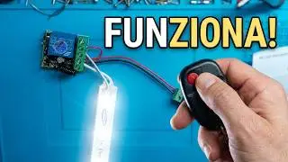 INTERRUTTORE PULSANTE WIRELESS 433 MHZ (COLLEGAMENTO E CONFIGURAZIONE)
