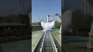 In the Splash Zone | Tidal Wave | Thorpe Park #tidalwave #thorpepark #shortsvideo