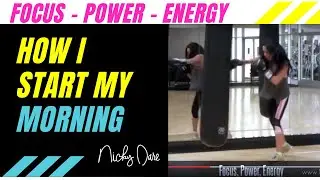 #DAREinspires | Early morning cardio kick boxing with Nicky Dare