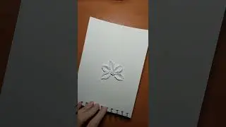 R&ouml;lyef pasta ile basit &ccedil;i&ccedil;ek yapımı | Relief paste sculpture art