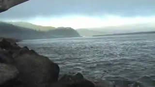 Oregon SW Barview Jetty Beach View and Sounds