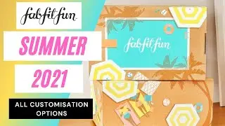 Спойлеры Fab Fit Fun Лето 2021 | Все варианты кастомизации