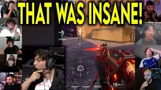 Valorant Streamers Reacts To TH RieNs Insane 1v2 CLUTCH Against GIANTX In VCT Champions