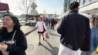 🍆🍑FIVE MINUTE WALK | Downtown Sunnyvale Farmer’s Market