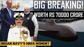 Big Breaking! | Indian Navy's MRFA moment | Rs 70,000 Crore Project cleared | हिंदी में