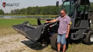 Ładowarka mini-ładowarka czołowa  MISATO 780 dla rolnictwa 2800kg