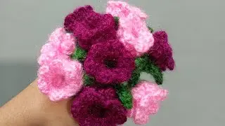 🌷 Crochet Tulip Flower Coaster LIVE | Chill Crochet & Chitchat