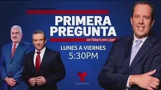 [7 MAYO 2024] Thomas Rivera Schatz en la sección PRIMERA PREGUNTA por Telemundo.