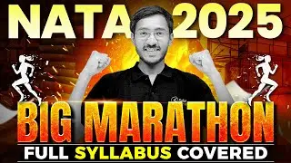 NATA 2025 Big Marathon 🔥🔥 | Sachin Prajapat @SafalTogether-Architecture​