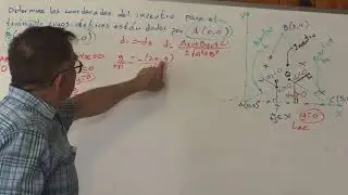 INCENTRO DE UN TRIÁNGULO ¿CÓMO OBTENER SUS COORDENADAS?