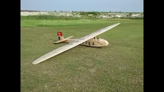 Glider Grunau Baby IIB  8.16m. 1/2 scale Landing. #fun #rcairplanes #glider #scale #scalemodel