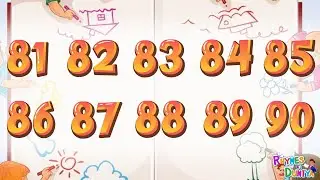 One two three, kids rhymes, 123 Numbers, 1 to 100 counting, learn to count, Numbers song, 1to10Count