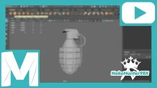 【TimeLapse】Modeling a HE Grenade in Maya 2017