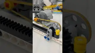 Sliding Door from Concept to Final Design #lego #legotechnic #mechanism