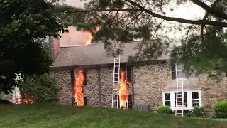 2nd Alarm House Fire Cenntennial Drive East Bradford Township