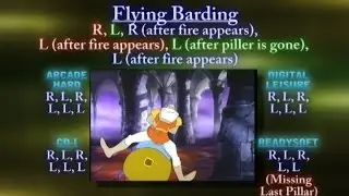 Dragon's Lair: 02A Flying Barding  (Video Game Walkthrough)