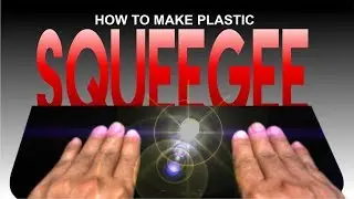 How to Make Plastic Squeegee - Screen Printing