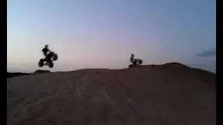 Me and tony airen out the trikes in claytons pit