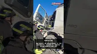 INCIDENTE IN AUTOSTRADA: 4 TIR DISTRUTTI, CHIUSO IL TRATTO DUINO-MONFALCONE EST | 19/01/2026