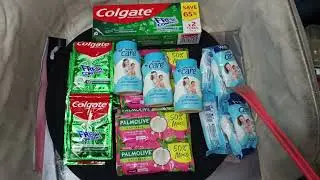Delivery arrived: toothpaste/powder/shampoo/soap #sarisaristore #kasari #toothpaste #soap #sampoo