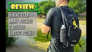 SKYSPER Small Hiking Backpack 15L Travel Daypack Lightweight Bag Water Resistant