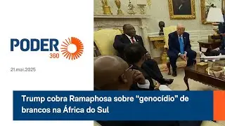 Trump cobra Ramaphosa sobre &ldquo;genoc&iacute;dio&rdquo; de brancos na &Aacute;frica do Sul