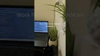 WFH setup  Ride on weekends