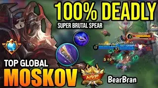 MOSKOV BEST BUILD 2023 | TOP GLOBAL MOSKOV GAMEPLAY | MOBILE LEGENDS✓