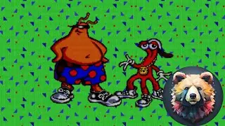 ToeJam & Earl (1991) Introduction in BEAR-O-VISION&trade; (Sega Genesis) (4K)