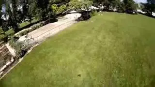 Maiden fPV with factory crooked Fatshark cmos 600tvl, Tmotors draw noise complaint!