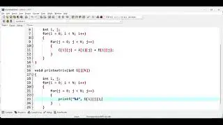 Sum of two matrix in 2D array in C