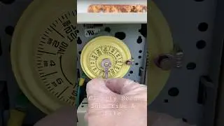 Как установить время на таймере для бассейна