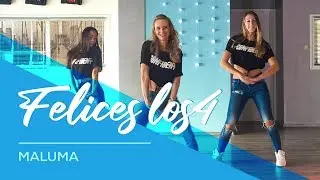 Felices los4 - Maluma - Easy Fitness Dance Choreography - Baile - Coreografia