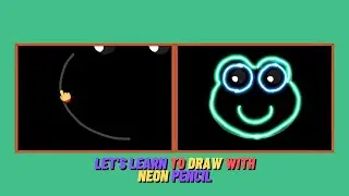 Let's Learn to Draw With Neon Pencil | Drawing Games | Games App by RV AppStudios | Part.8