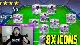 EA FC 24 (FIFA 24): WELTREKORD! 8x ICONS in 128 Rated FUTURE STARS Fut Draft Challeng! Ultimate Team
