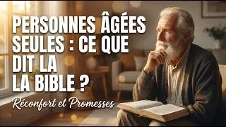 Ce que la Bible dit des personnes &acirc;g&eacute;es vivant seules