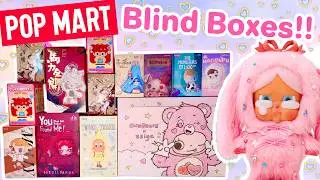 NEW POP MART BLIND BOX UNBOXING!! *♡*HIRONO, SKULLPANDA, & MORE!!