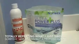 Norwex UPP Laundry Detergent and Odour Eliminator in the carpet cleaner!