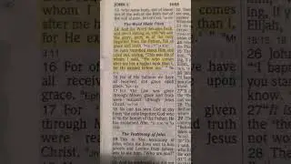 Live highlight/ John 1:14 #youtubeshorts #godsword #biblesharing #bibleverse #john