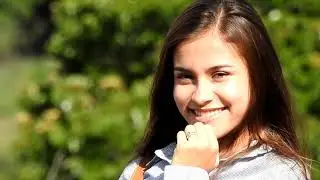 Teen Girl Winking And Kissing