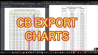 CB RADIO - FREQ , CHART/ BANDS