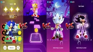 Sonic   Super Sonic   Hyper Sonic   Dark Sonic   Tiles Hop EDM Rush