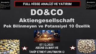 DOCO DO&CO Aktiengesellschaft #DOCO Bu hisse zengin edebilir. TEMEL, TAKAS, TEKNİK &ouml;zel yayın