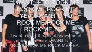 One Direction-Rock me instrumental with lyrics