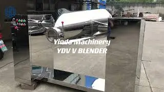 V blender v cone mixer for dry powder mixing with the forced agitator