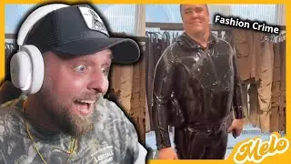 Why Is He Wearing ALL Leather… #funny #comedy #reaction #viral