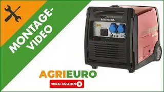 Montagevideo Einphasiger Benzin Inverter-Stromerzeuger 2,6 kW Honda EU30i K1 leise mit Radsatz