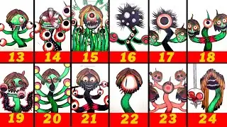 Трансформация Vineria Sprunki с 13-й по 24-ю фазу