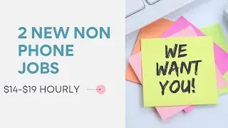 Best Non Phone Work At Home Jobs 2021| Hiring Right Now Remote Jobs